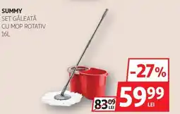 Auchan Summy set găleată cu mop rotativ Ofertă