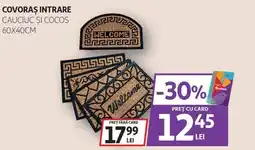 Auchan Covoras intrare Cauciuc și cocos Ofertă
