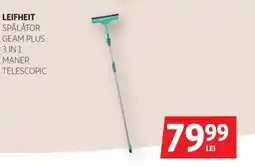 Auchan LEIFHEIT Spălător geam plus 3 in 1 maner telescopic Ofertă