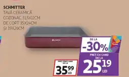Auchan Schmitter tavă ceramică Ofertă