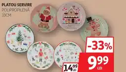 Auchan Platou servire polipropilenă Ofertă