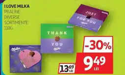 Auchan I love Milka Praline Ofertă