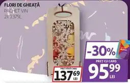 Auchan Flori de gheaţă pachet vin Ofertă