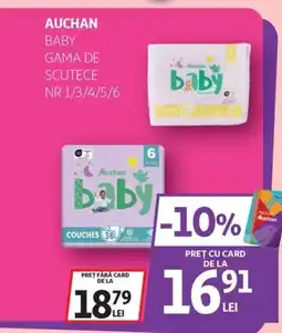 Auchan Auchan Baby gama de scutece Ofertă