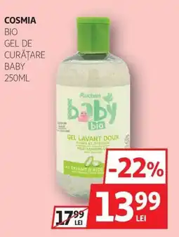 Auchan Cosmia Bio gel de curăţare baby Ofertă