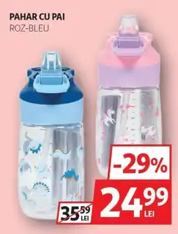 Auchan Pahar cu pai roz-bleu Ofertă