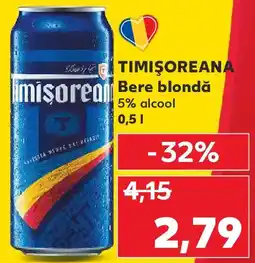 Kaufland TIMIŞOREANA mişorea Bere blondă Ofertă