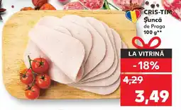 Kaufland CRIS-TIM Şuncă de Praga Ofertă