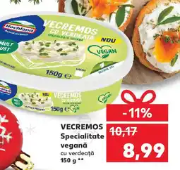 Kaufland VECREMOS Specialitate vegană cu verdeaţă Ofertă