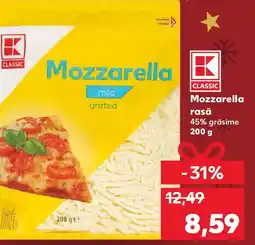 Kaufland Mozzarella rasă Ofertă