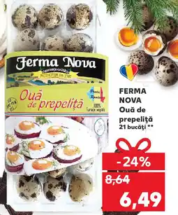 Kaufland FERMA NOVA Ouă de prepeliţă Ofertă