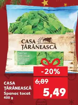 Kaufland CASA ŢĂRĂNEASCĂ Spanac portunat Ofertă