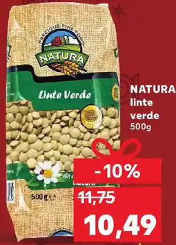 Kaufland NATURA linte verde Ofertă