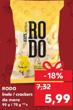 Kaufland RODO Inele / crackers de mere Ofertă