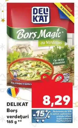Kaufland DELIKAT Borş verdeţuri Ofertă
