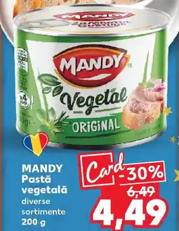 Kaufland MANDY Pastă vegetală Ofertă