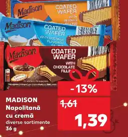 Kaufland MADISON Napolitană cu cremă Ofertă
