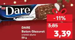 Kaufland DARE Baton Glazurat cremă alune Ofertă