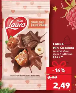 Kaufland LAURA Mini Ciocolată caramel sărat Ofertă