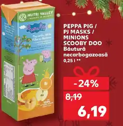 Kaufland PEPPA PIG / PJ MASKS / MINIONS SCOOBY DOO Băutură necarbogazoasă Ofertă