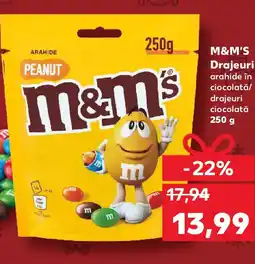 Kaufland M&M'S Drajeuri arahide în ciocolată/ drajeuri ciocolată Ofertă