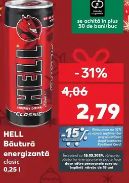 Kaufland HELL Băutură energizantă Ofertă