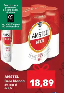 Kaufland AMSTEL Bere blondă Ofertă