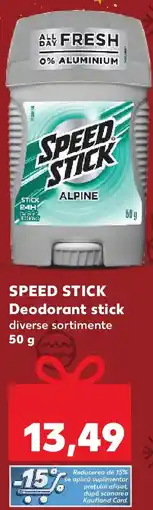 Kaufland SPEED STICK Deodorant stick Ofertă