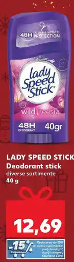 Kaufland LADY SPEED STICK Deodorant stick Ofertă