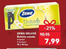 Kaufland ZEWA DELUXE Batiste nazale Ofertă