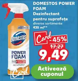 Kaufland DOMESTOS POWER FOAM Dezinfectant pentru suprafeţe Ofertă