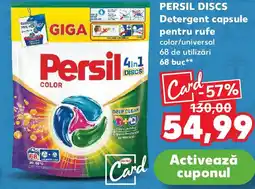 Kaufland PERSIL DISCS Detergent capsule pentru rufe color/universal Ofertă