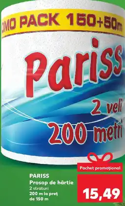 Kaufland PARISS Prosop de hârtie Ofertă