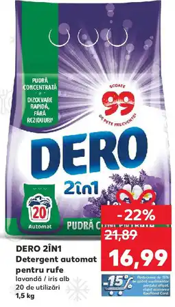 Kaufland DERO 2ÎN1 Detergent automat Ofertă