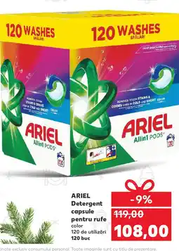 Kaufland ARIEL Detergent capsule pentru rufe Ofertă