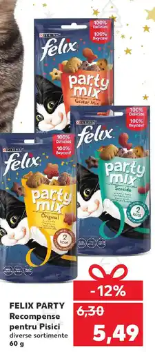 Kaufland FELIX PARTY Recompense pentru Pisici Ofertă