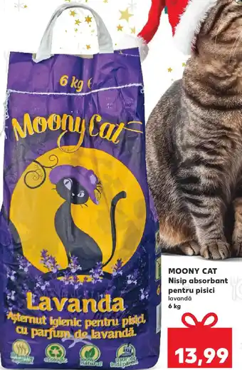 Kaufland MOONY CAT Nisip absorbant pentru pisici lavandă Ofertă