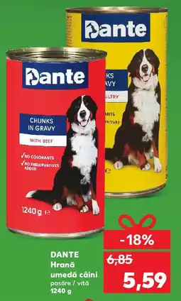 Kaufland DANTE Hrană umedă câini pasăre / vită Ofertă