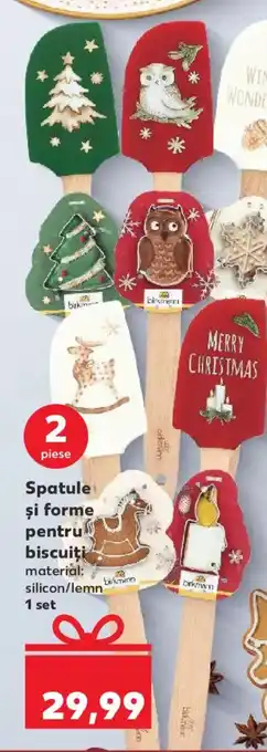 Kaufland Spatule şi forme pentru biscuiți Ofertă