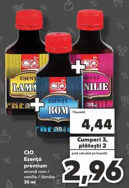 Kaufland CIO Esenţă premium aromă rom / vanilie / lămâie Ofertă
