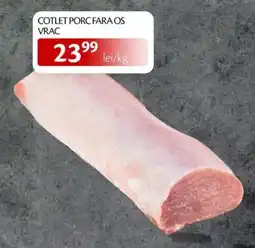 Unicarm Cotlet porc fara os vrac Ofertă