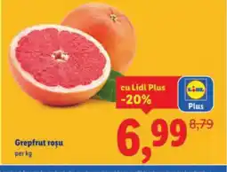 Lidl Grepfrut roşu Ofertă
