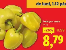 Lidl Ardei gras verde Ofertă