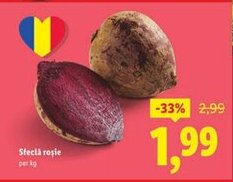 Lidl Sfeclă roşie Ofertă