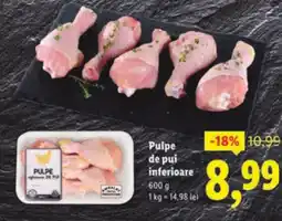 Lidl Pulpe de pui inferioare Ofertă