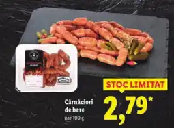 Lidl Cârnǎciori de bere Ofertă