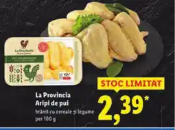 Lidl La Provincia Aripi de pui Ofertă