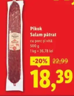 Lidl Pikok Salam pătrat Ofertă