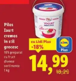 Lidl Pilos Iaurt cremos in stil grecesc Ofertă