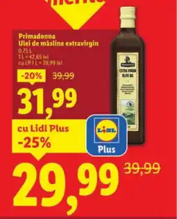 Lidl Primadonna Ulei de măsline extravirgin Ofertă